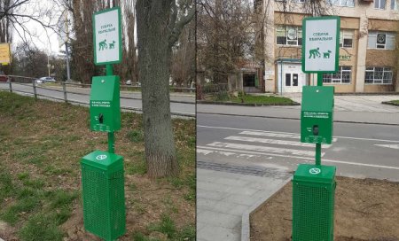 В Ужгороді встановили спеціальні станції для прибирання за собаками