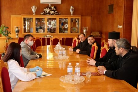 Керівники православних церков Закарпаття, на зустріч в ОДА прийшли без масок (фото, відео)