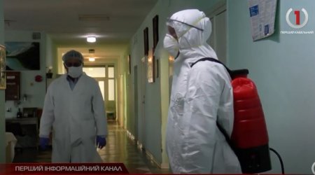 Ужгородська районна лікарня проходить  заключну дезінфекцію (відео)