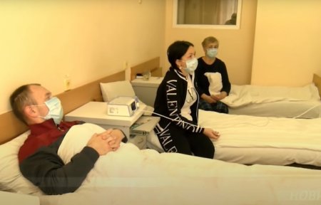 Ціла родина хворих на коронавірус – в одній палаті (відео)