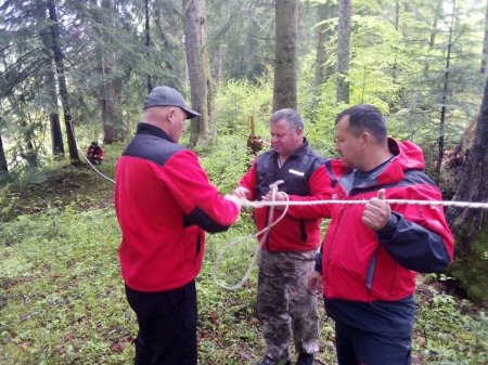 На Рахівщині рятувалиники провели чергові навчання (ФОТО)