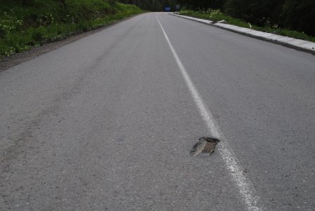 Турки будуючи дорогу в Закарпатті займаються «халтурою» (фото)