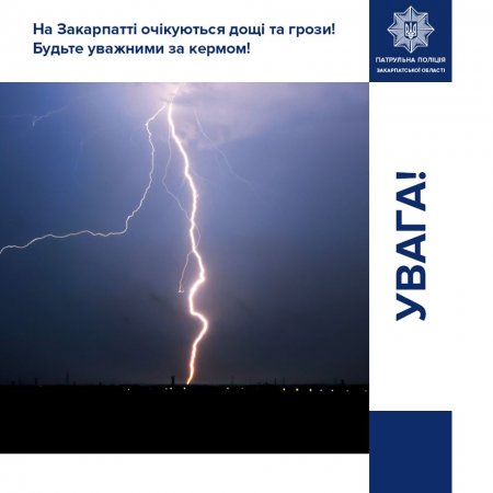 Патрульні поліцейські попереджають водіїв про погіршення погоди