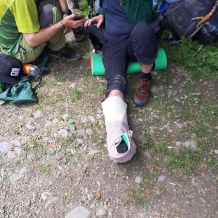 У горах Рахівщини травмувався турист (фото)
