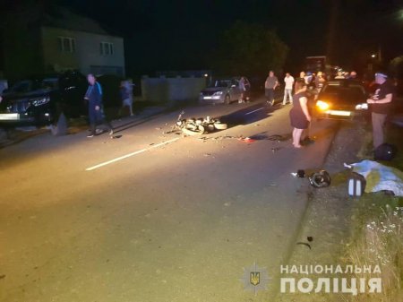 Поліція розслідує ДТП на Виноградівщині, в якій помер мотоцикліст (Фото)