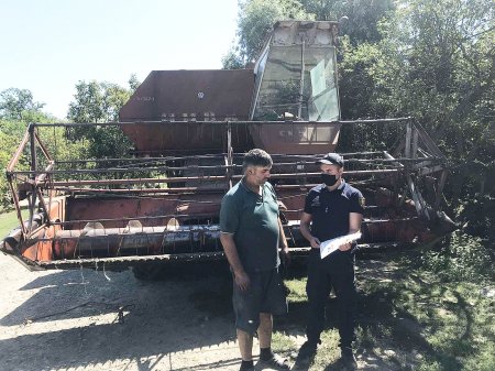 Ужгородські рятувальники попереджають виникнення пожеж на хлібних полях