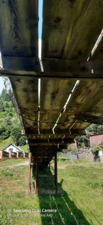 На Рахівщині люди  скаржаться на пошкоджені підвісні мости (ФОТО)