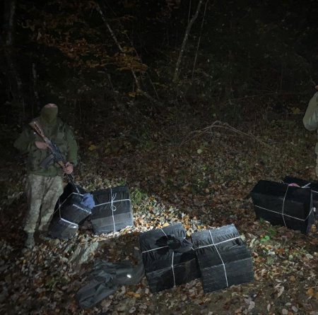 Прикордонники завадили черговому переміщенню контрабандних сигарет до Румунії