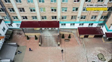 У Тячівській ЦРЛ завершили будівельні роботи у приймальному відділенні