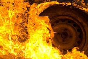 На Мукачівщині, вночі, горів Volkswagen