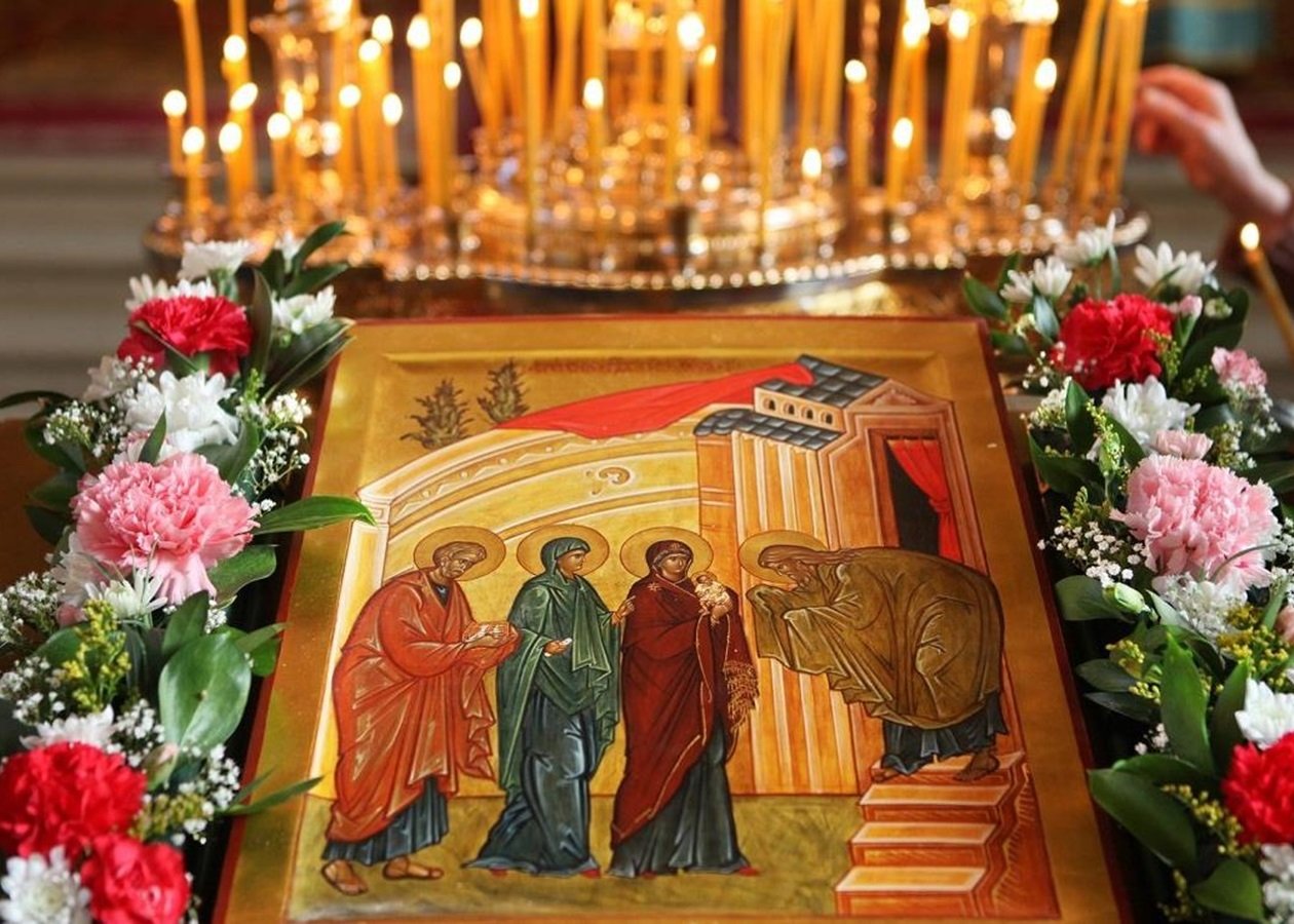 Праздники сегодня 15 февраля православный. Сретение Господне. Сретение Господа нашего Иисуса Христа. Сретение Господне 15 февраля икона. Сретение Господне икона Православие.