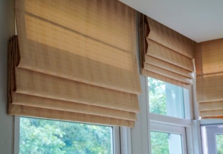 як розгладити римські штори після прання