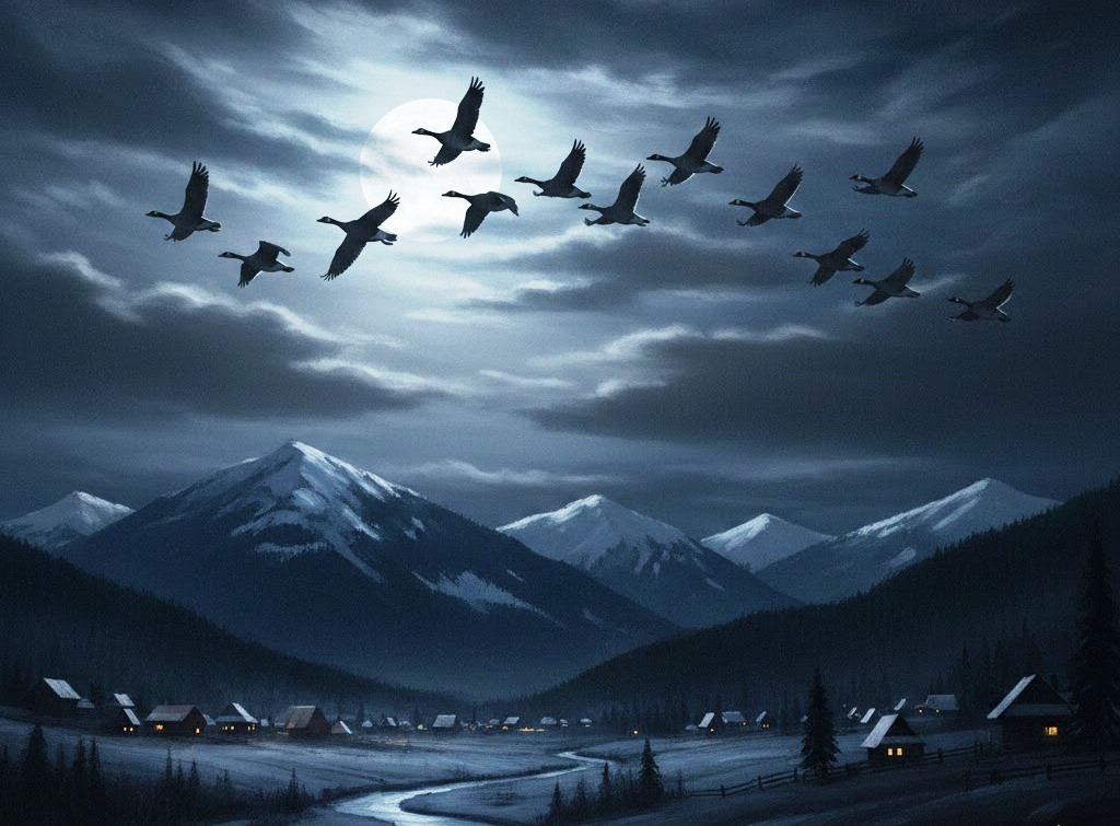 Аномалія чи ранній вісник весни? На Закарпатті помітили нічні перельоти диких гусей