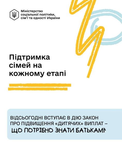 Нові виплати на дітей у 2026 році: що змінилося в законі про підтримку сімей