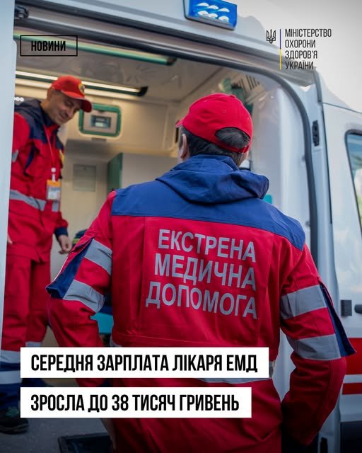 Зарплати лікарів «екстренки» б’ють рекорди: скільки отримують медики у 2026 році?