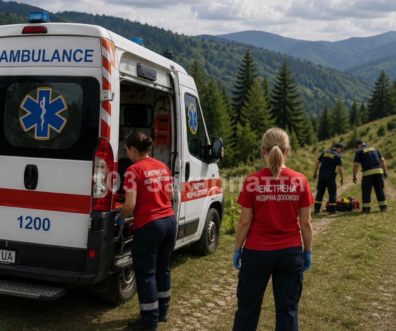 Укус собаки в горах: на Рахівщині рятувальники та поліцейські евакуювали 10-річну дівчинку